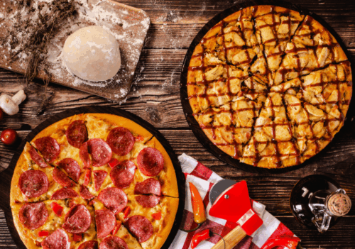 Leckere Pizza in Langwasser