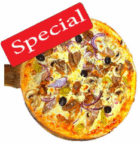 Familie Pizza Duck Special